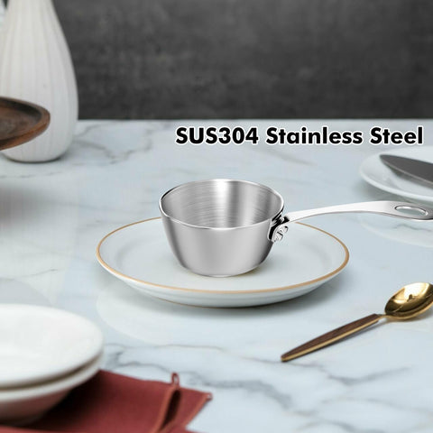 Macevia mini pan for melting chocolate or syrups in small batches.
