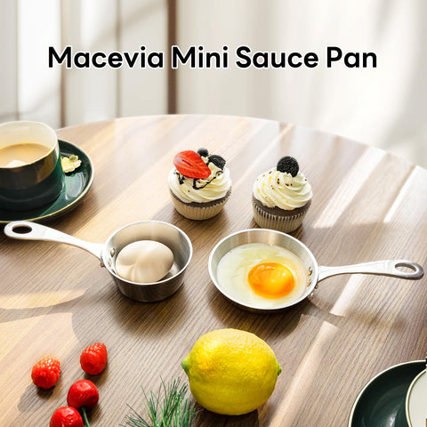 Macevia mini pan has a wall-hang hole for easy storage.
