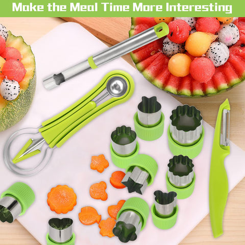 Machomby dishwasher-safe melon scooper simplifies cleaning after use.