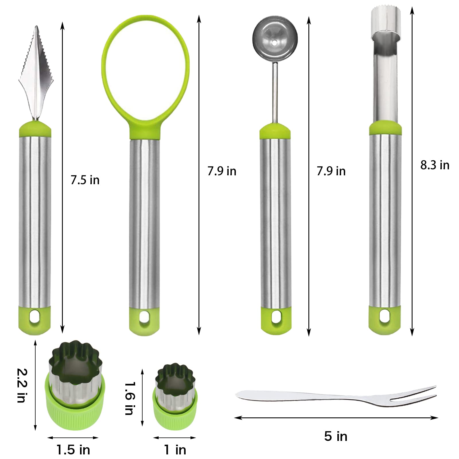 Machomby 17-pack toolkit offers versatile kitchen helpers for fruit and veggie prep