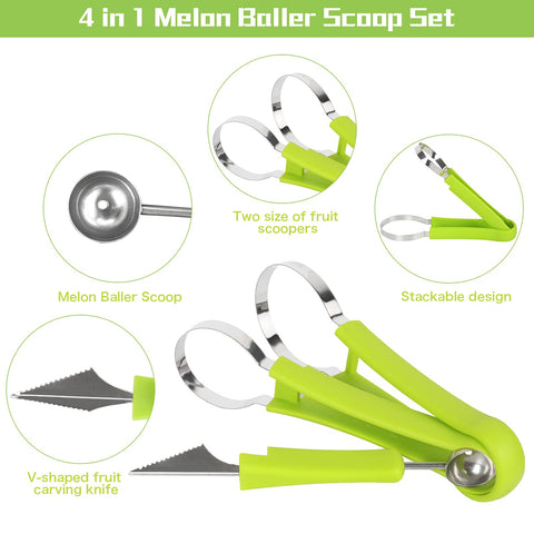 Machomby multifunctional kitchen tool assembly suits watermelon and berries.