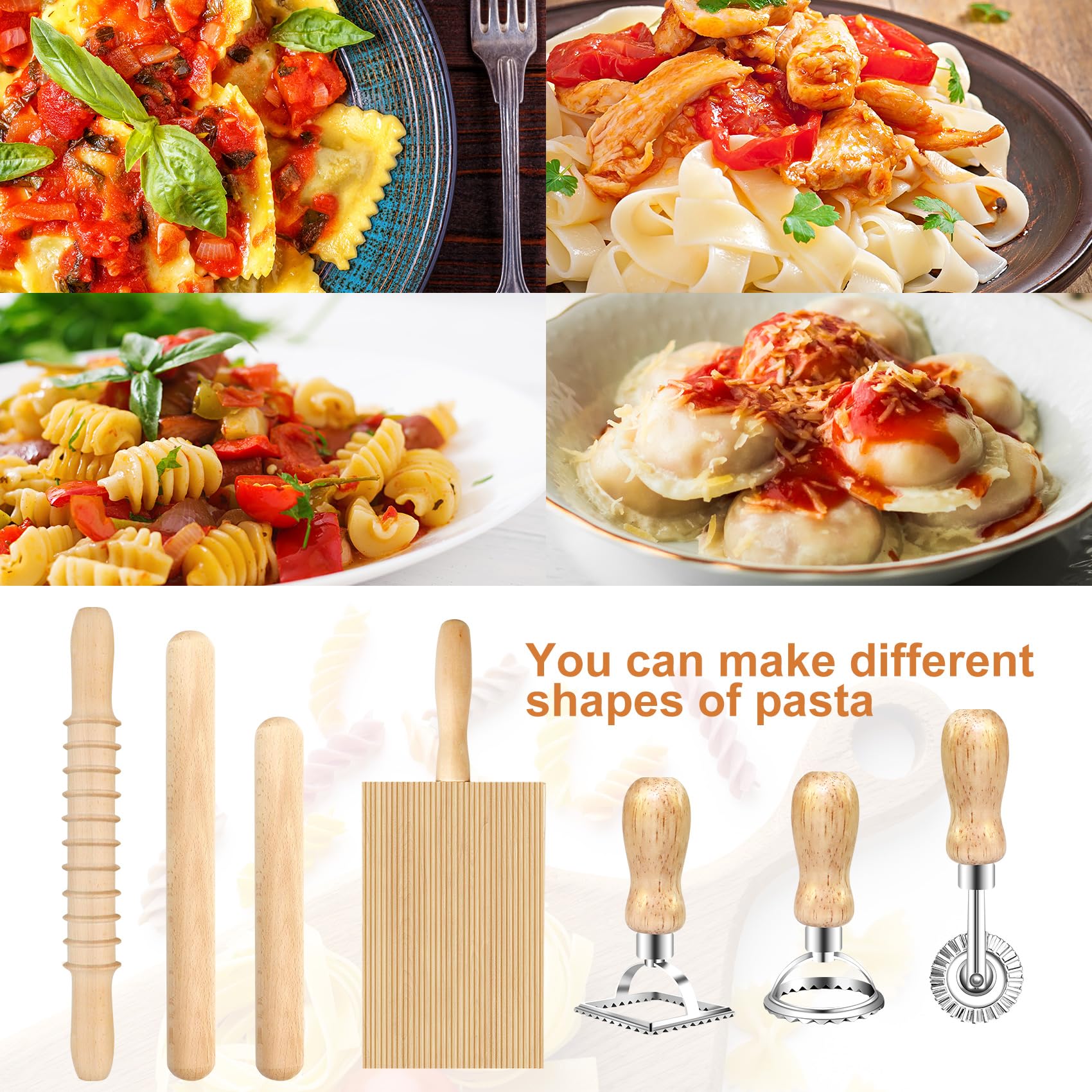 MACIFECI gnocchi board for shaping tender gnocchi at home.