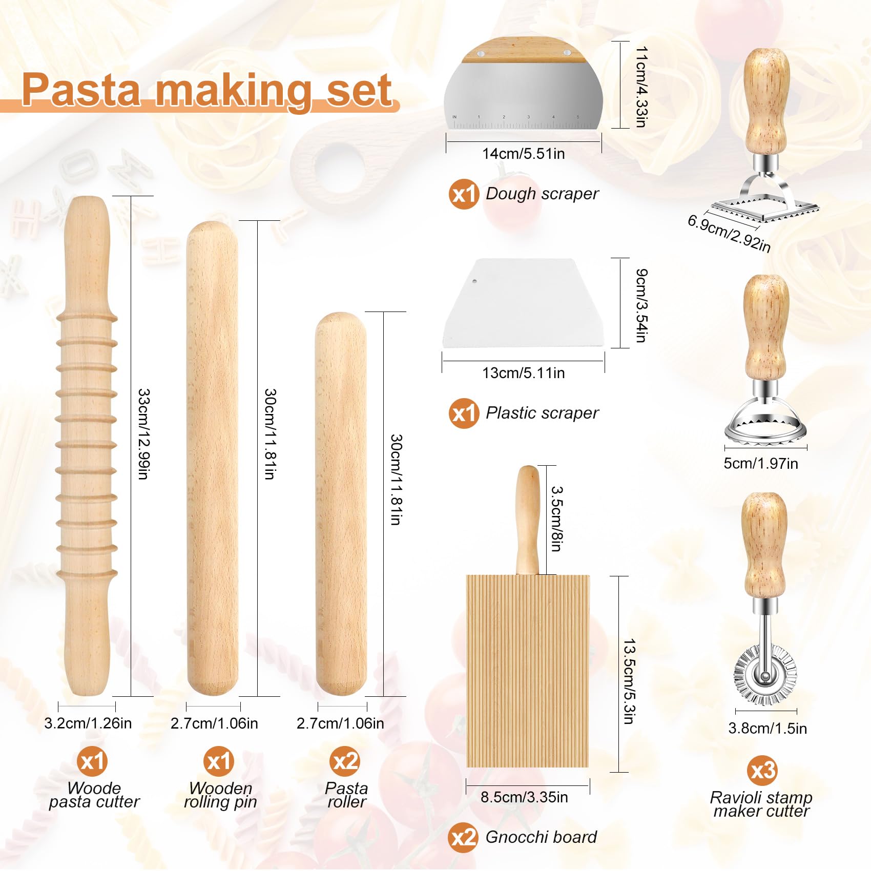 MACIFECI pasta roller for uniform sheets and even cuts.