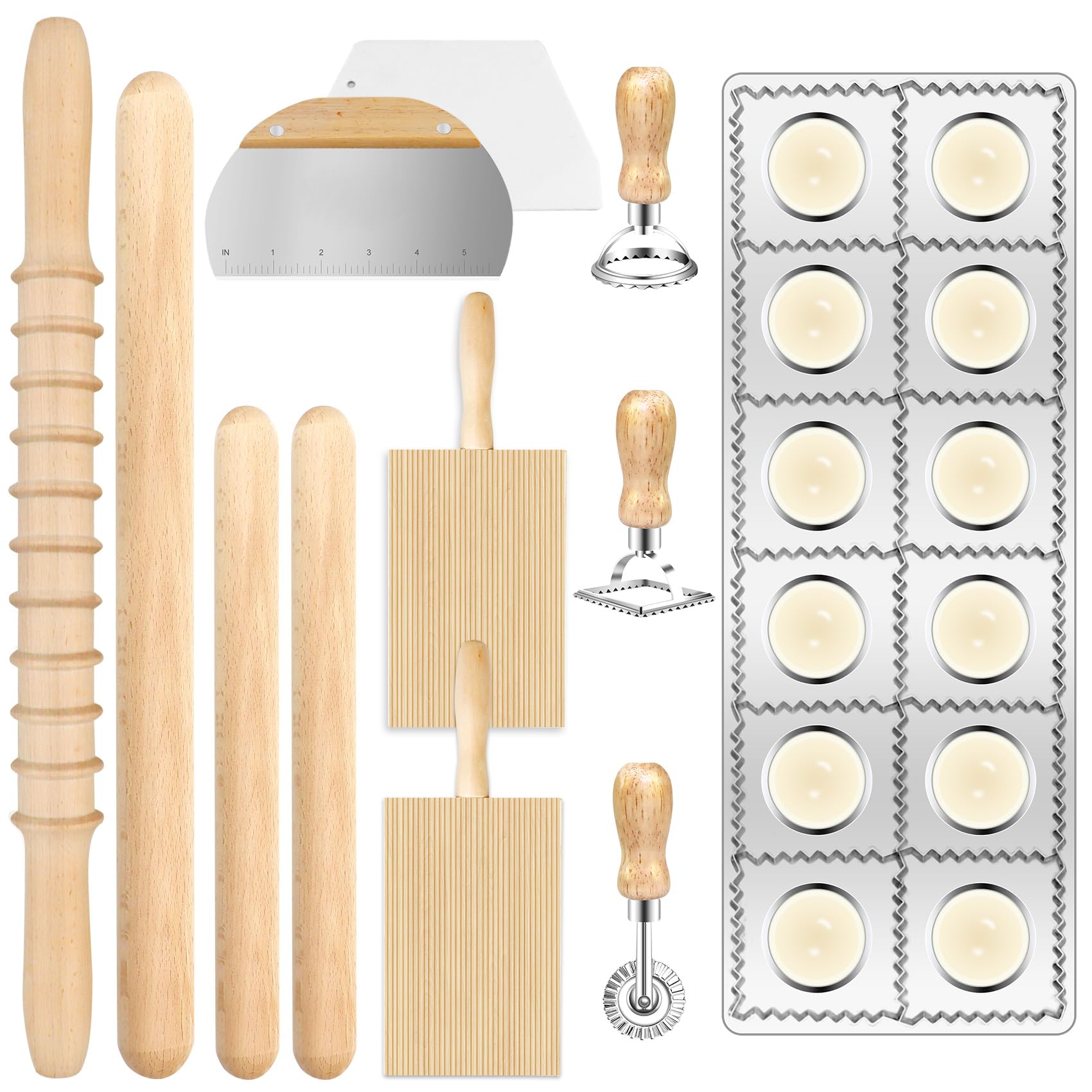 MACIFECI ravioli maker press for even portions and quick filling.