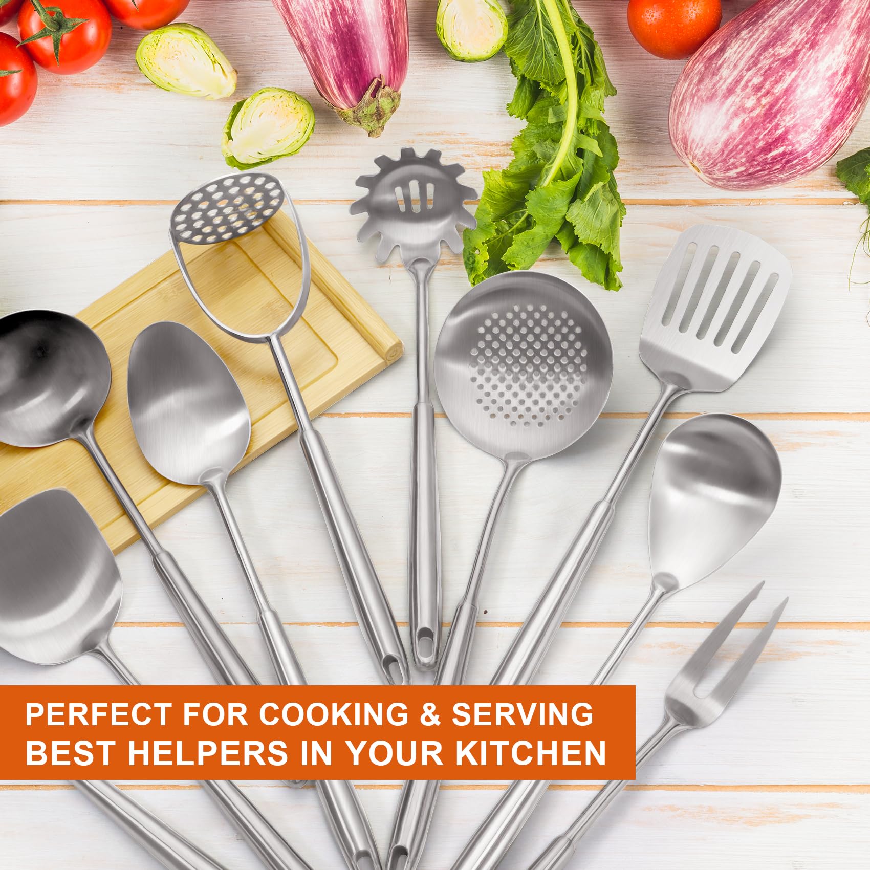 Macifeci utensils are dishwasher safe for easy cleanup