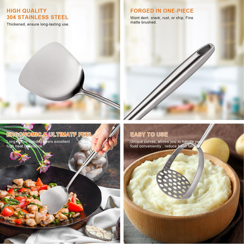 Macifeci tongs in action for precise flipping and turning