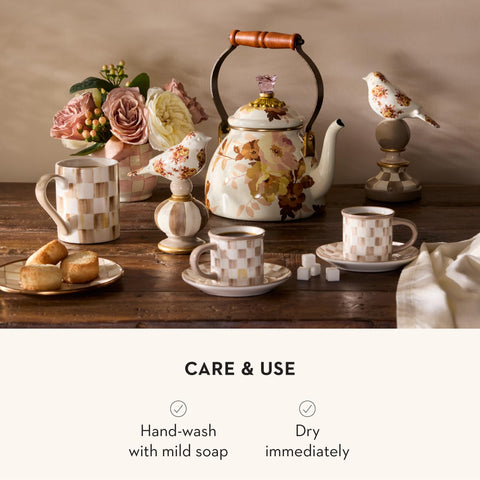 MacKenzie-Childs coffee-tea mug ideal for daily rituals.