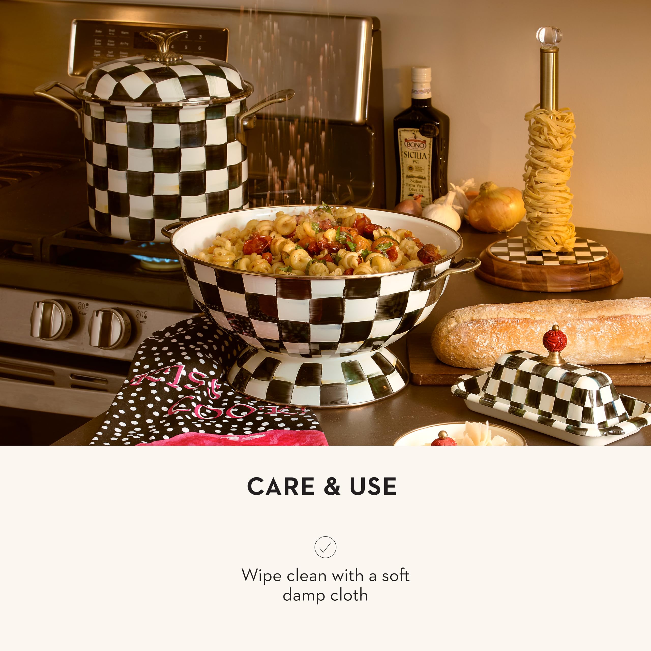 Ideal kitchen decor accessory for countertops and baths