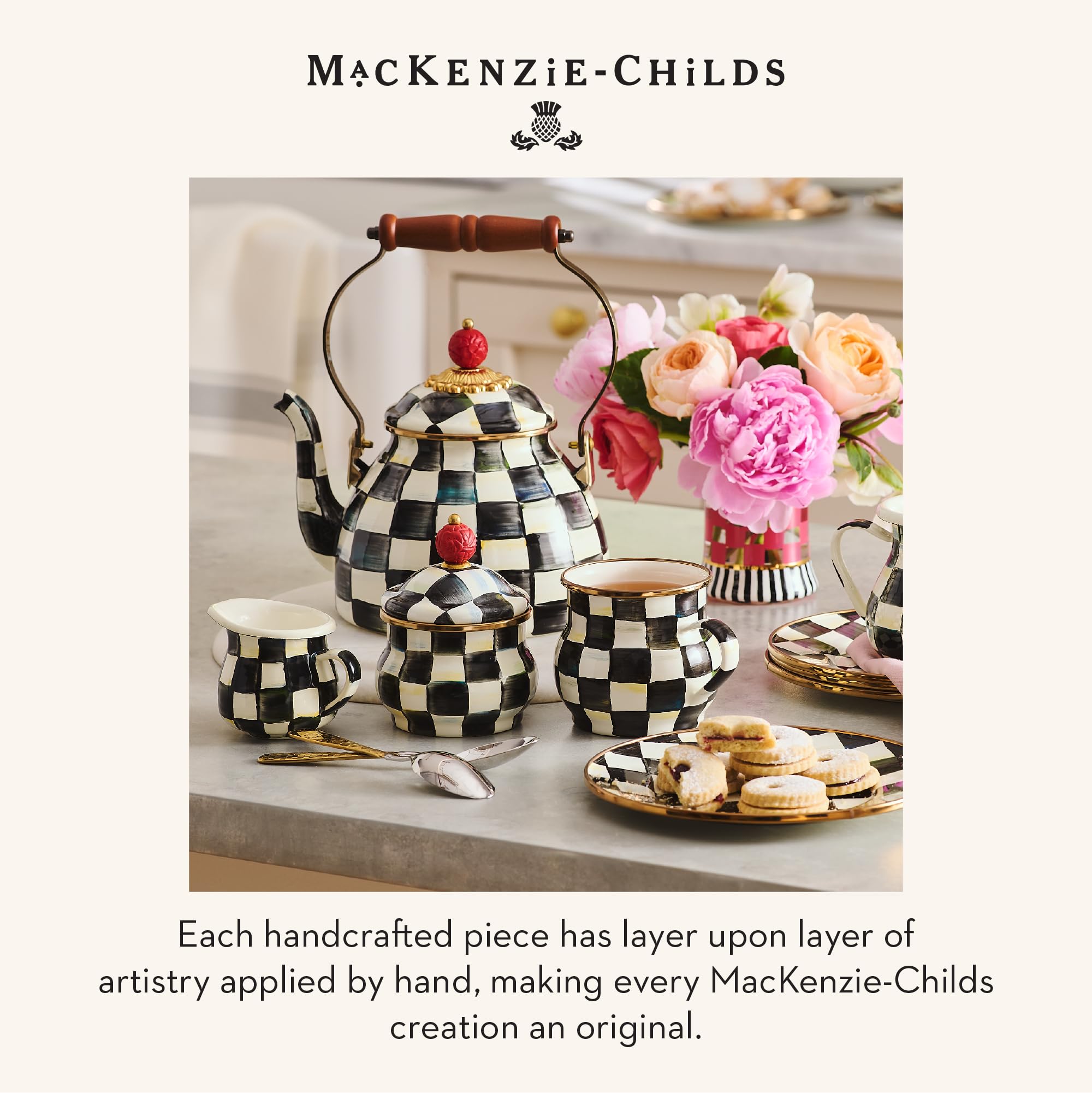 MACKENZIE-CHILDS gift-ready board set for weddings and housewarmings