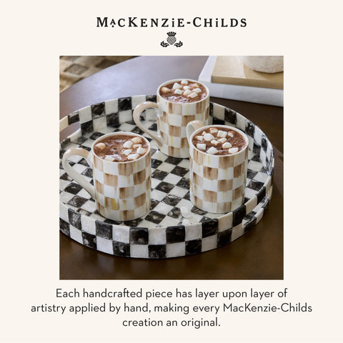MacKenzie-Childs gift-ready mug complements any collection.