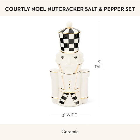 MacKenzie-Childs pepper shaker on a stylish holiday table.