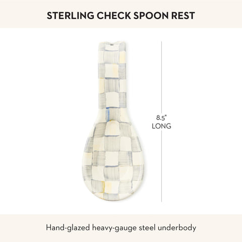 MACKENZIE-CHILDS utensil rest doubles as a stylish counter accent