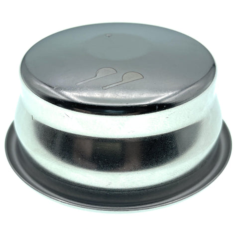 MacMaxe 54mm basket holes detail emphasizes 358 perforations for richer extraction
