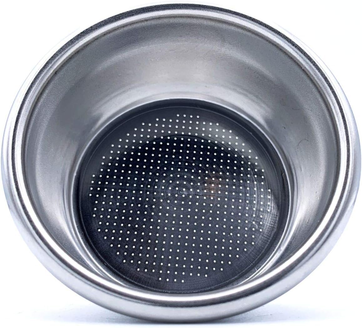 MacMaxe 54mm filter basket side view highlights slim profile for easy fitting