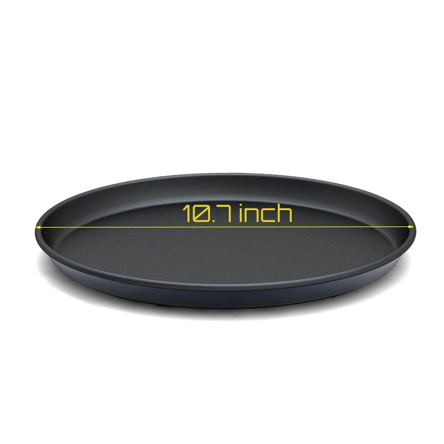 MACONEE 10-inch crisper pan fits compact kitchens for quick crispy reheats
