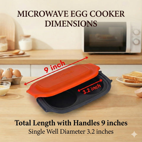 MACONEE heating technology bottom for pan-like searing inside the microwave.