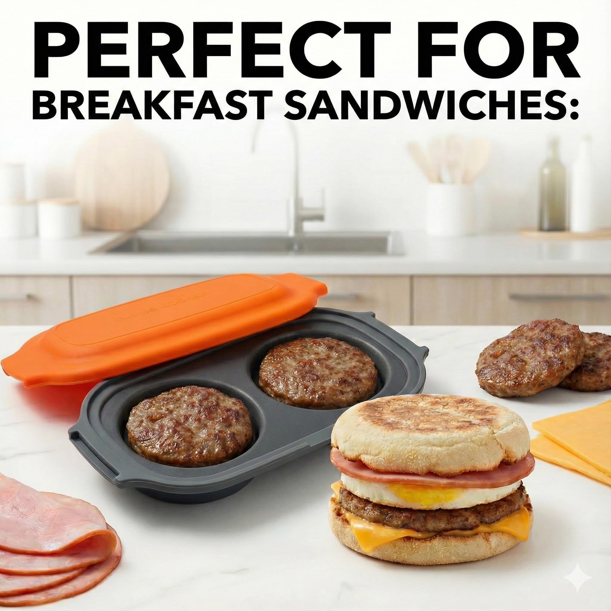 Scrambled eggs in MACONEE cooker, perfect for fast breakfasts.