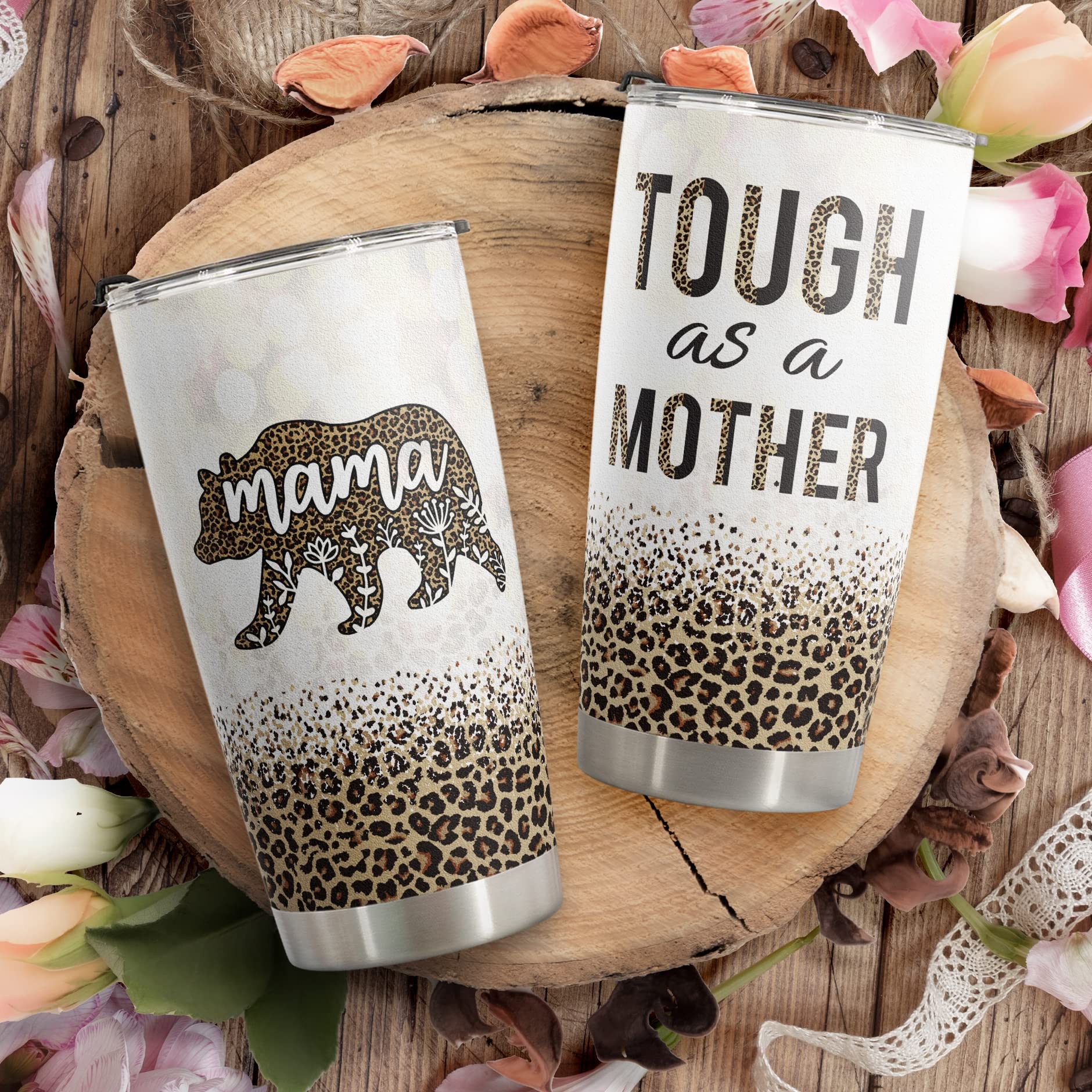 Macorner bear design adds a thoughtful touch to gifts for mom or grandma.