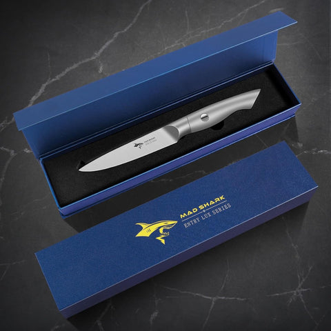MAD SHARK dishwasher-safe small knife saves time on cleanup.