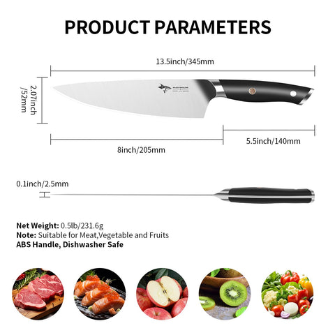 MAD SHARK sashimi-salmon slicing demonstrates versatile kitchen performance for seafood prep.