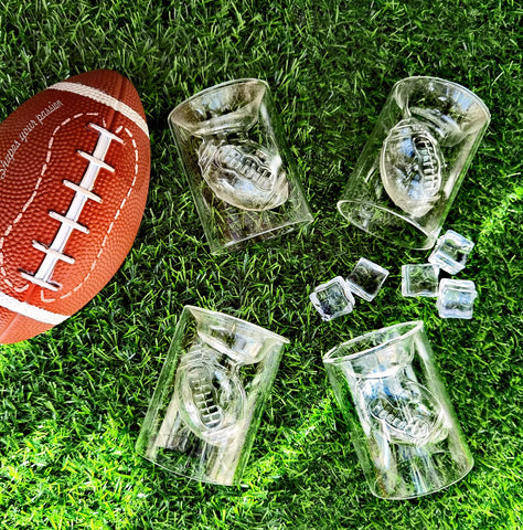 MADARC SPORT football party gift shot glasses for fans