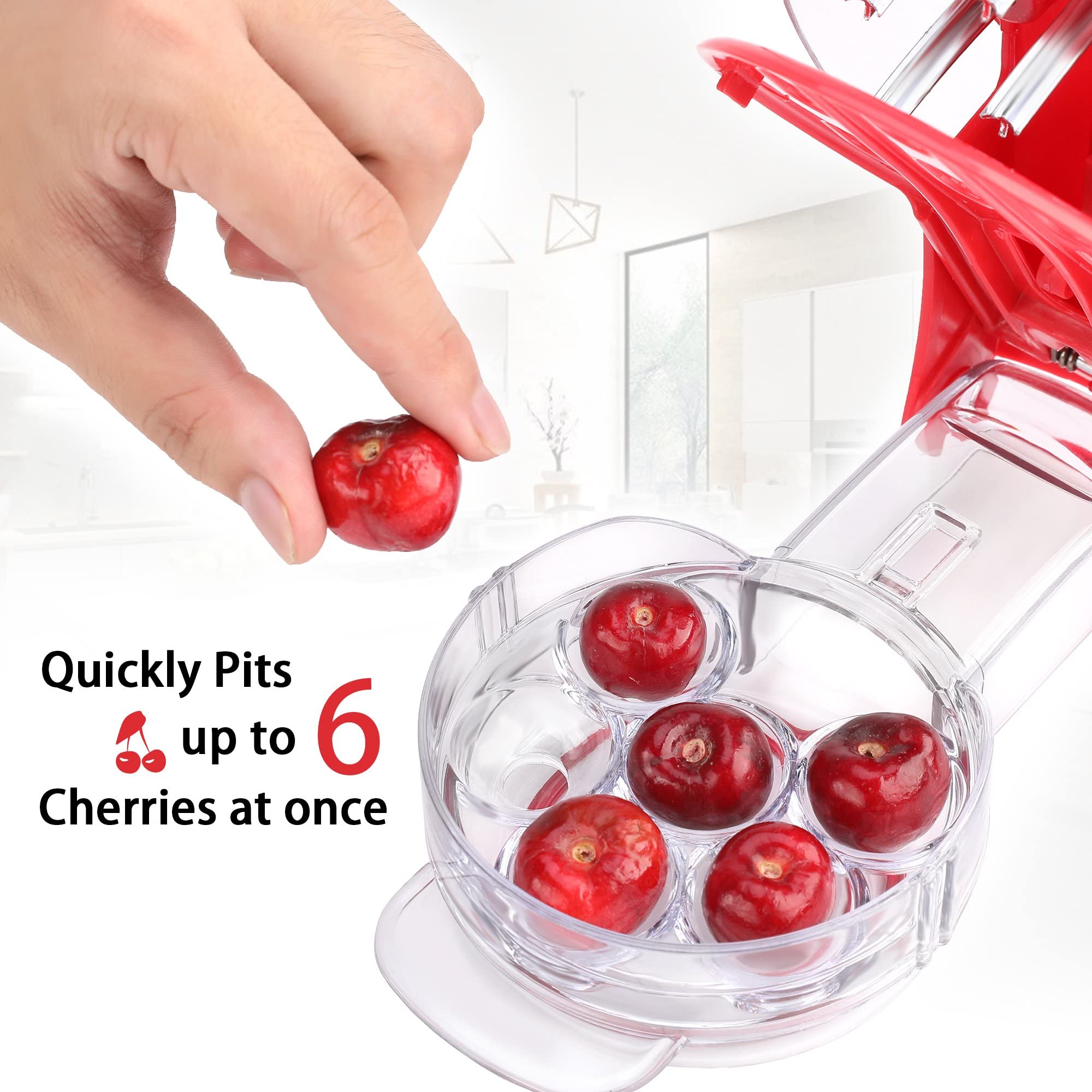 MADBURY Cherry Pitter Tool features durable 304 stainless steel for daily use.