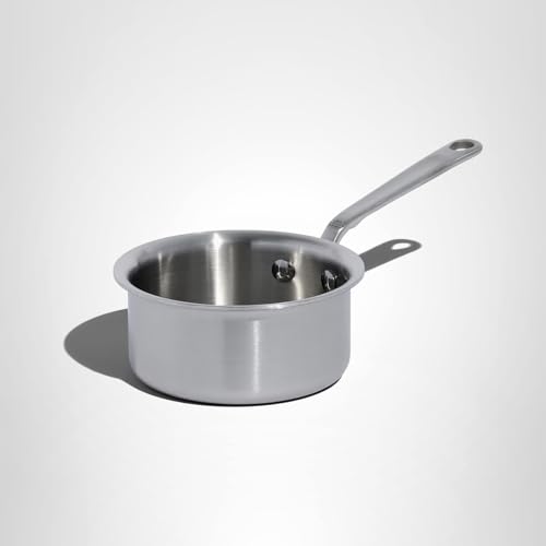 Butter warmer in daily use for gentle warming and sauce finishing.