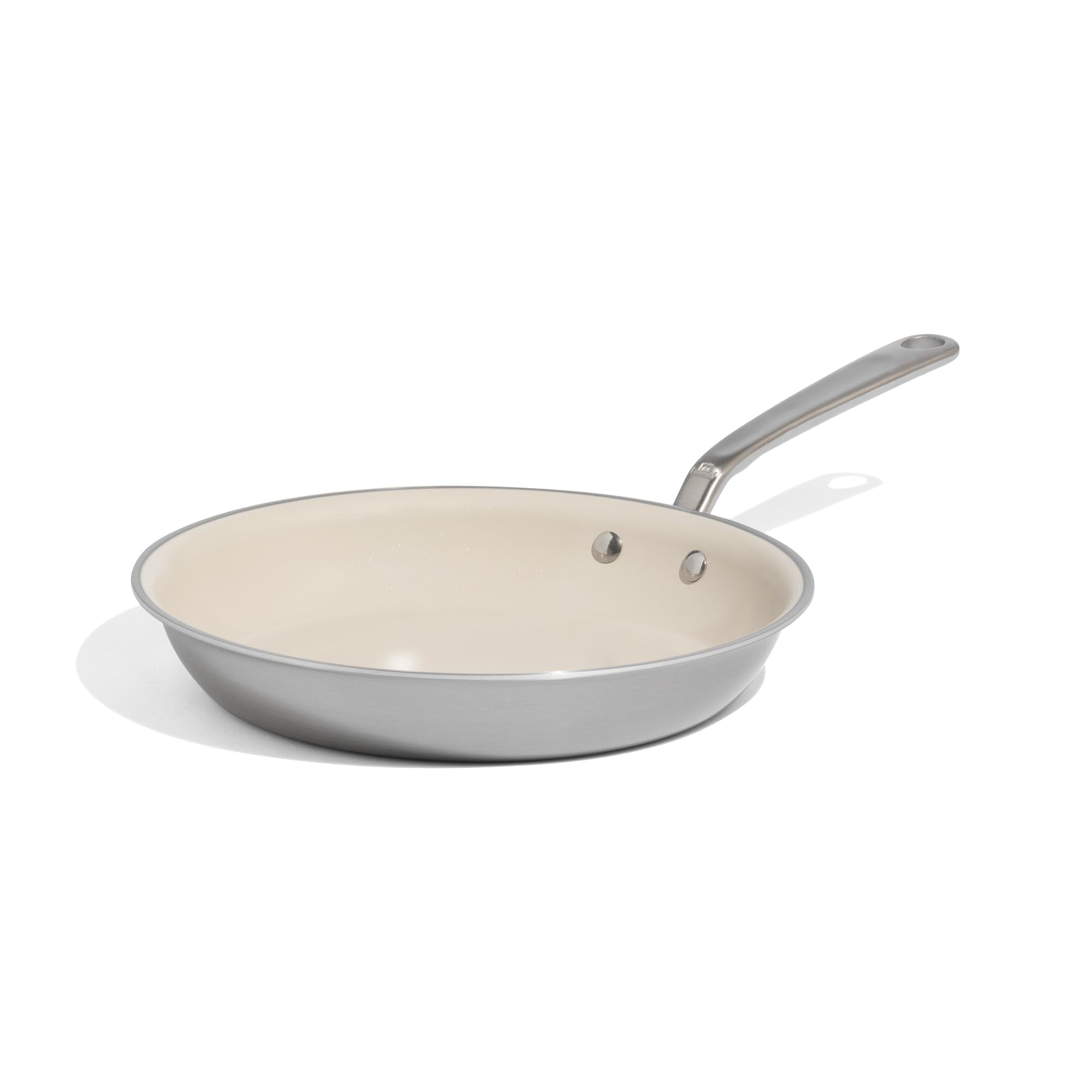 Made In ceramic nonstick frypan with a 10-inch surface offers easy release and quick cleanup.