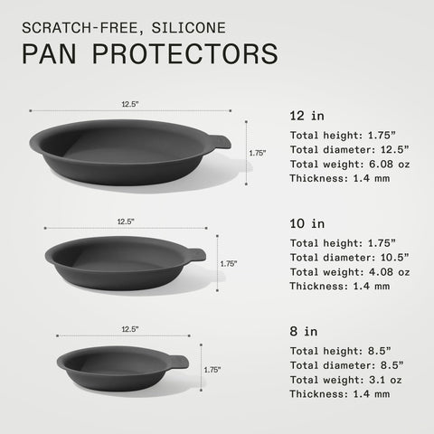 Made In dishwasher-safe pan protectors for easy cleaning and ongoing hygiene.