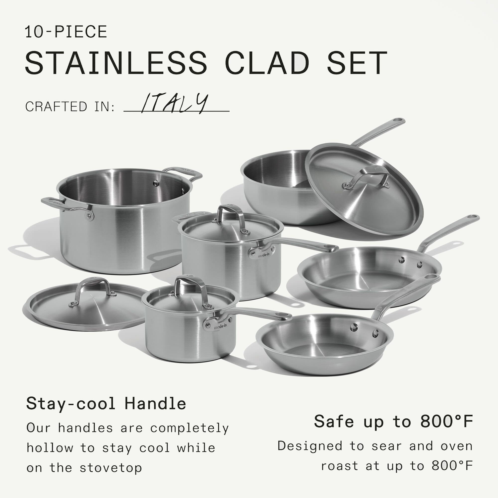 Made In 2-quart saucepan with lid for small-batch sauces.