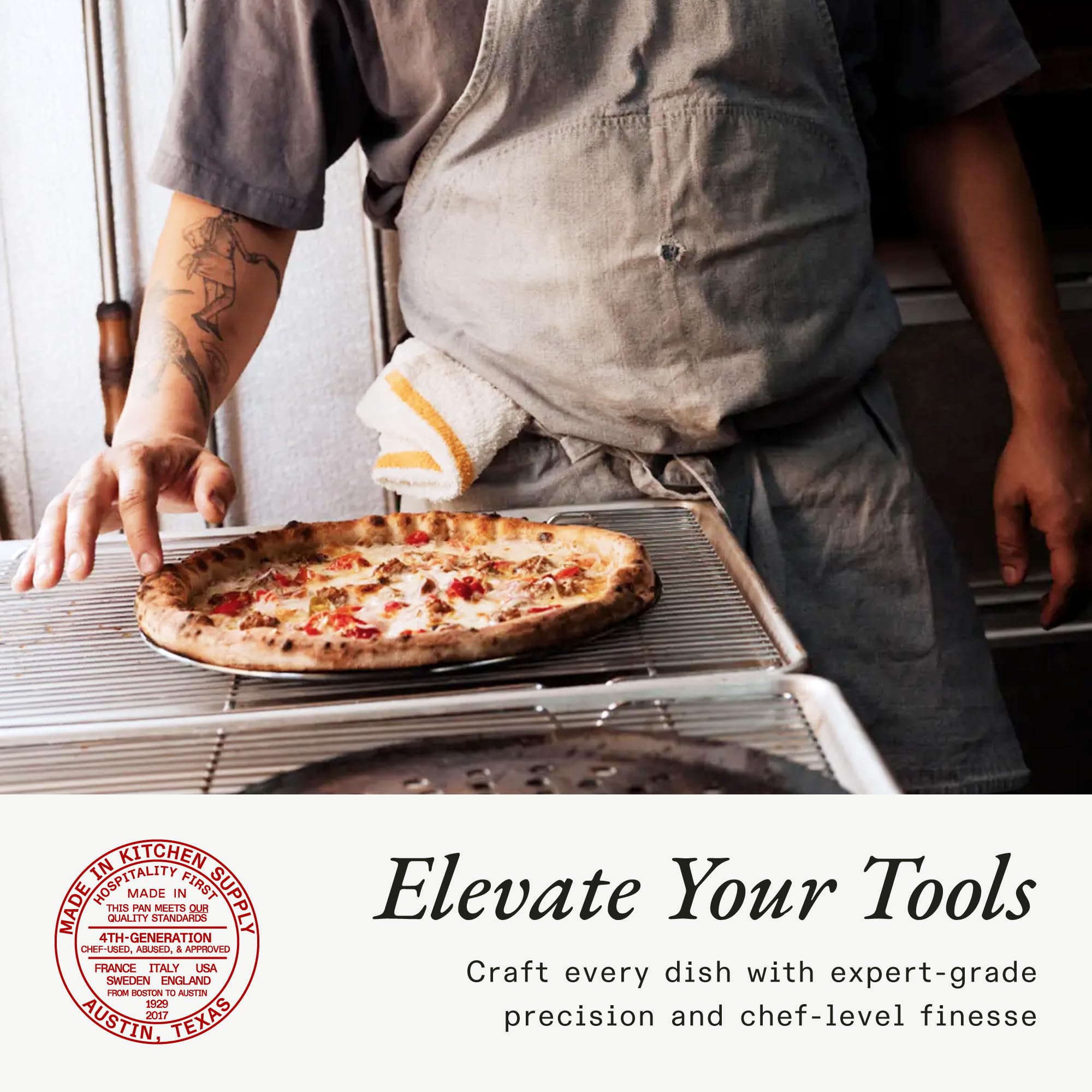 Made In pizza steel Sweden-made craftsmanship for durable performance.