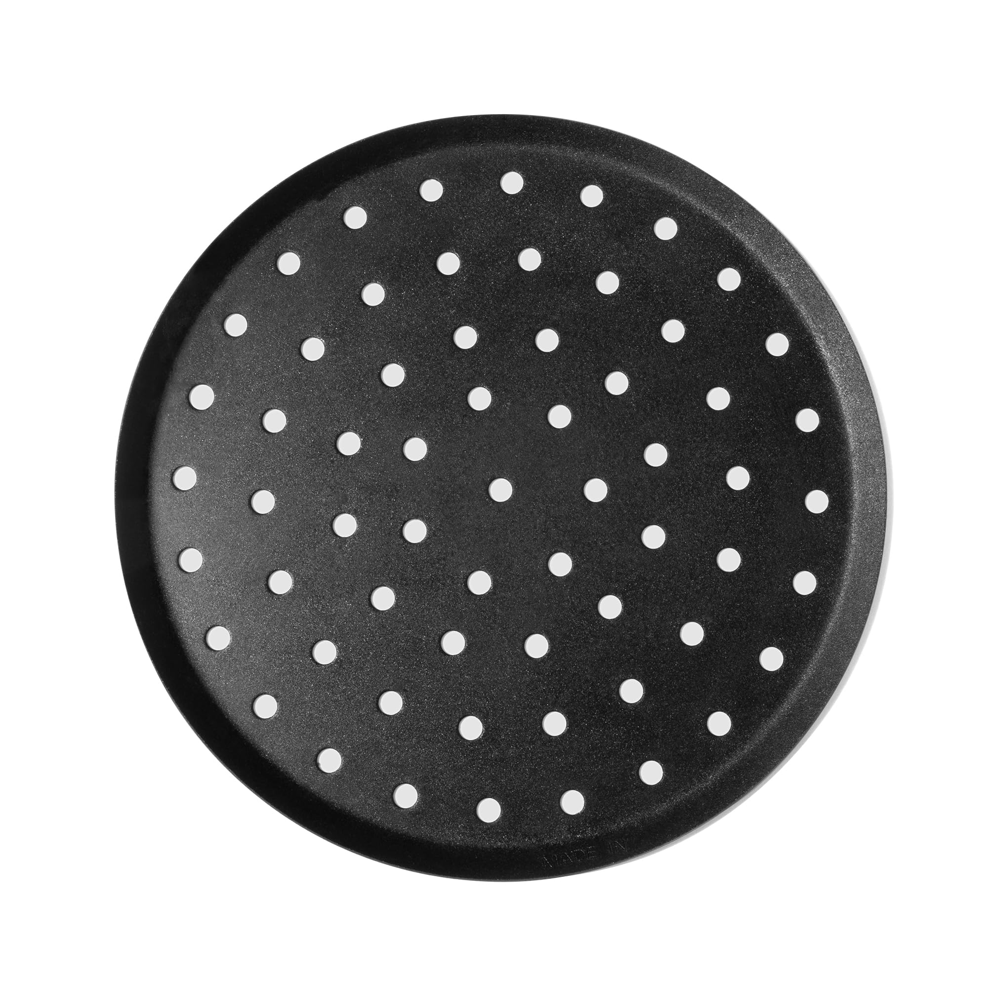 Made In pizza steel top view for even heat and crispy crust.