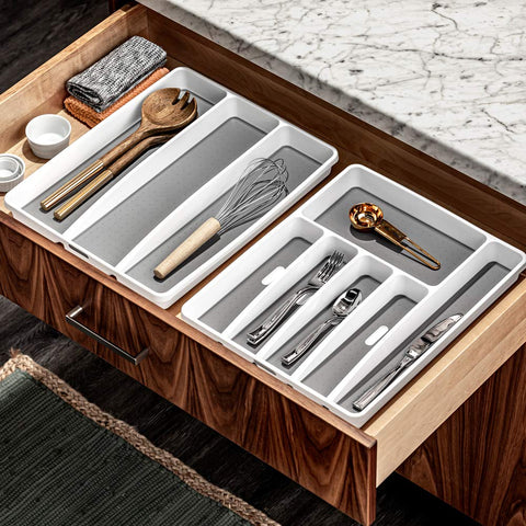 Durable BPA-free plastic construction from Madesmart for long-lasting organization.