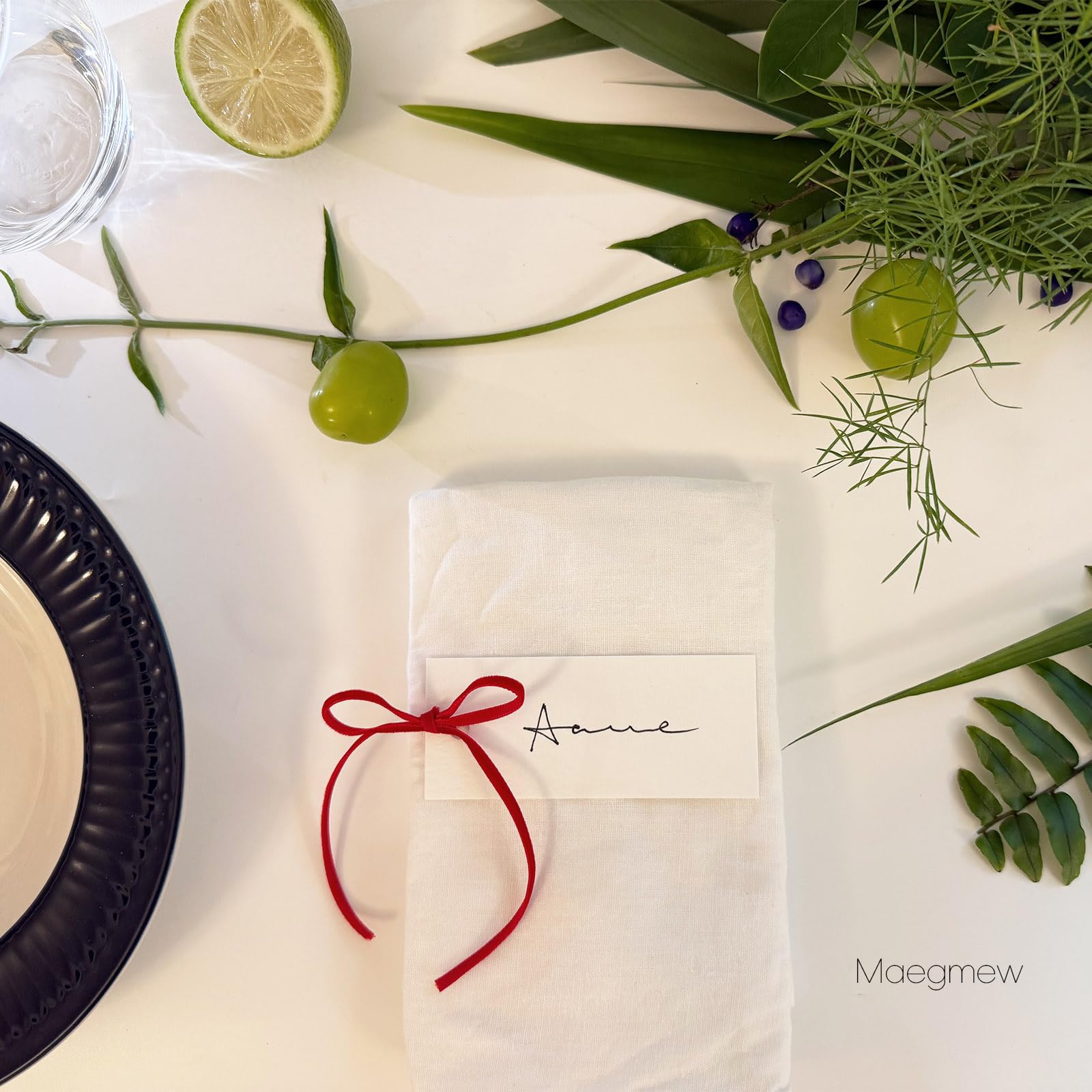 Maegmew gift-tag style decor for gift bags or arrangements