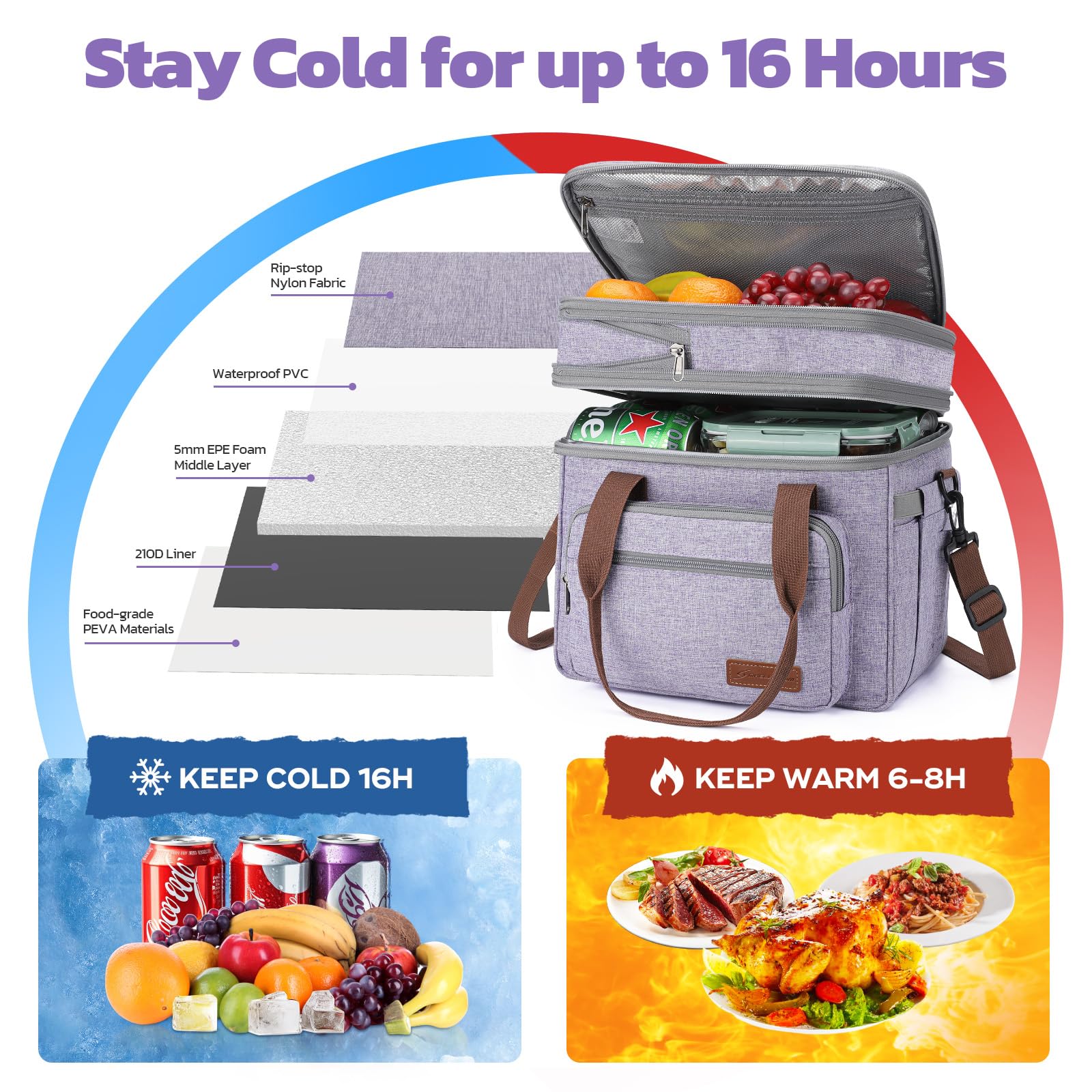 Maelstrom dual-deck design keeps mains and snacks neatly separated.