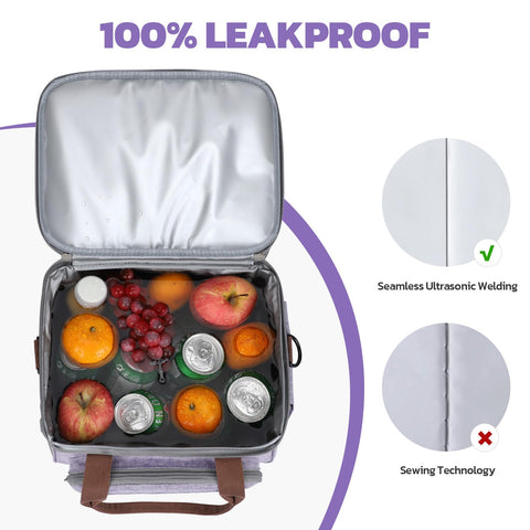 Maelstrom PEVA insulated liner helps maintain temperature for meals.