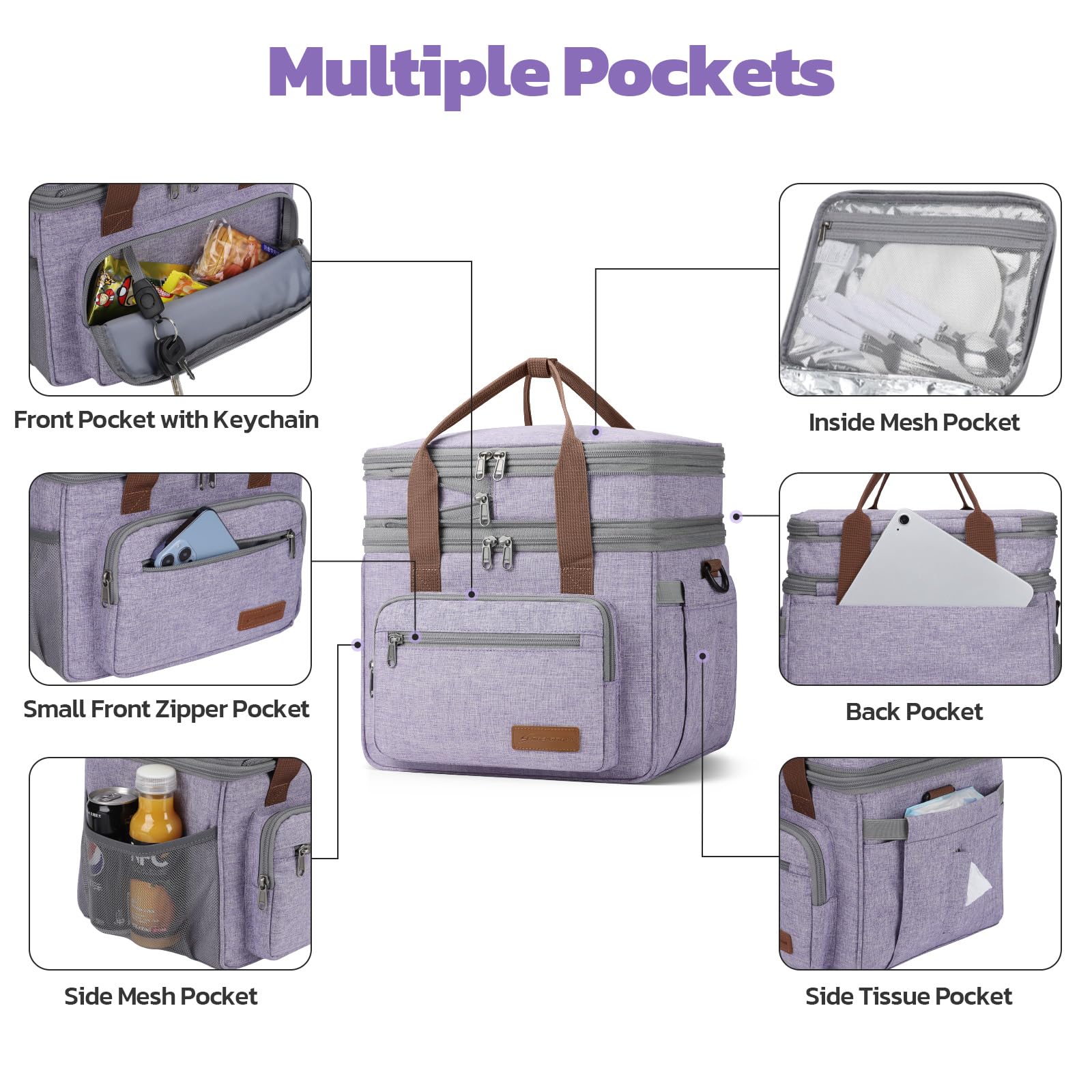 Maelstrom lunch bag in waterproof nylon protects contents in challenging weather.