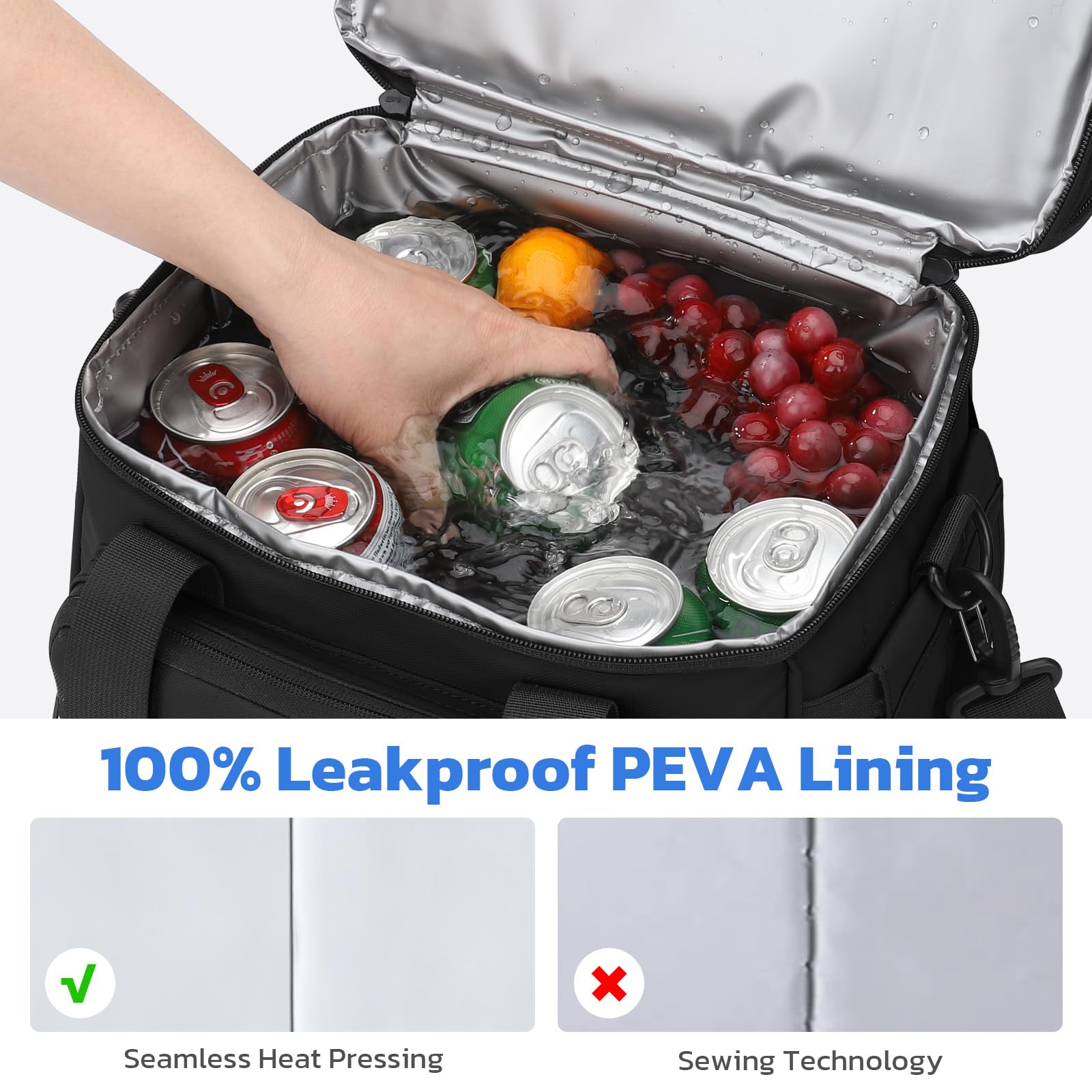 Maelstrom lunch box six-pocket layout aids organization on the go.