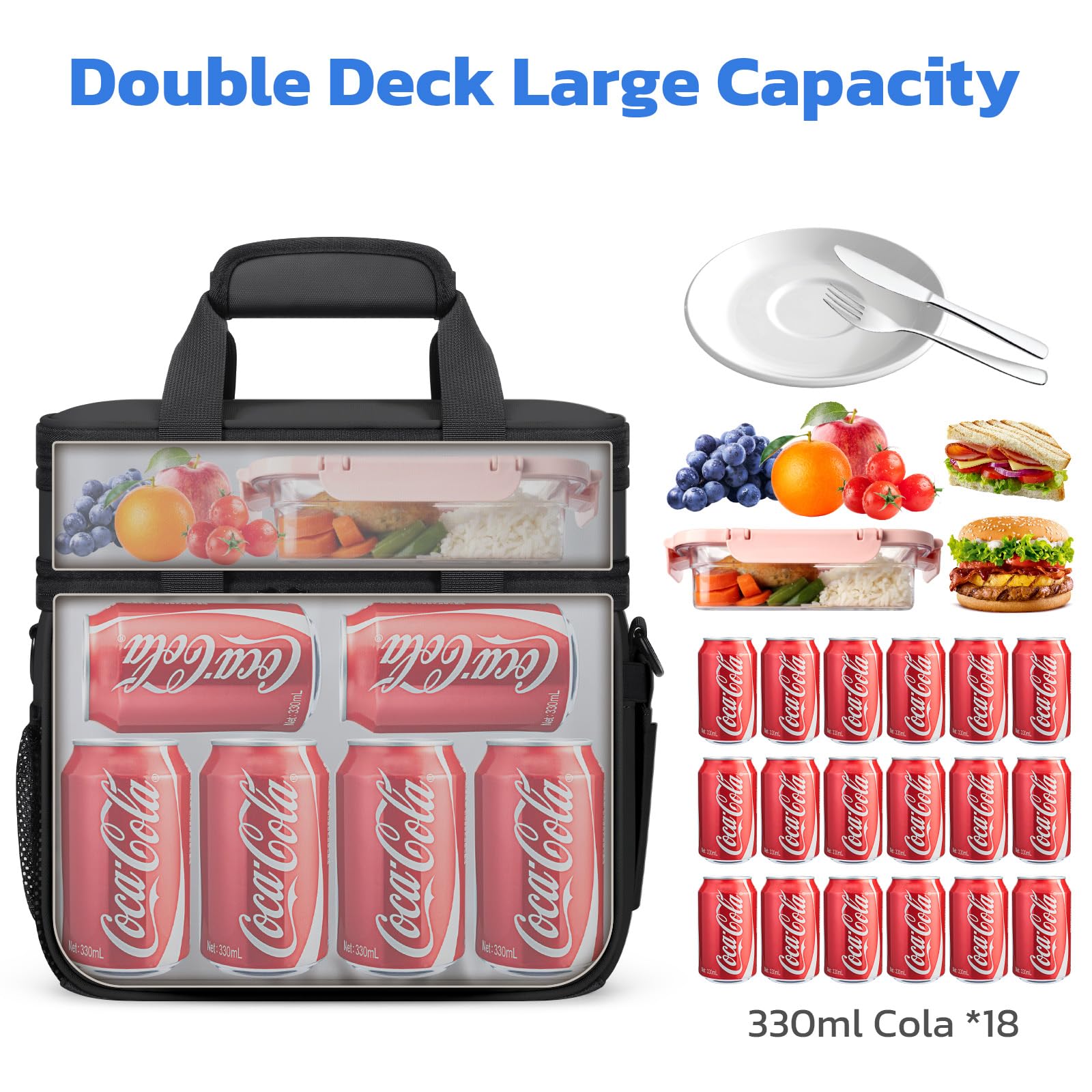 Maelstrom lunch box adjustable shoulder strap for comfortable carrying.