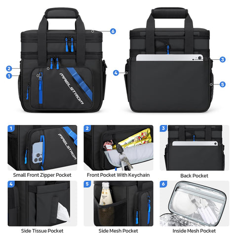 Maelstrom lunch box leakproof lining protects contents during transport.