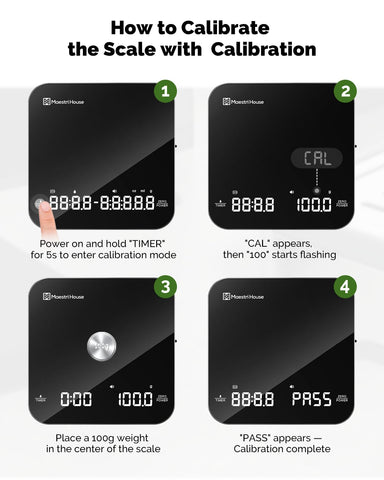 Calibration weight included for easy on-site accuracy checks during sessions