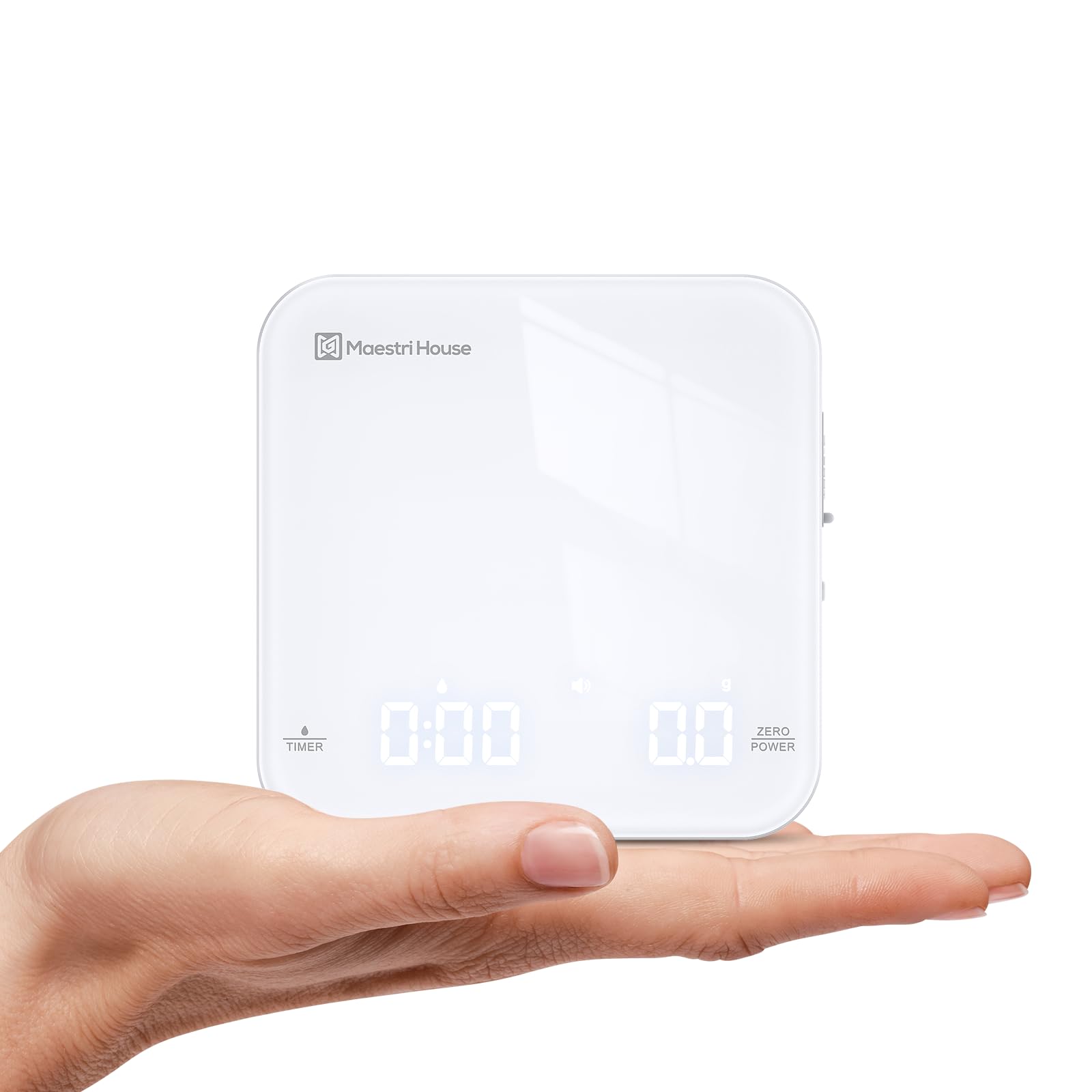 Maestri House Mini Coffee Scale portable outdoor use for coffee on the go