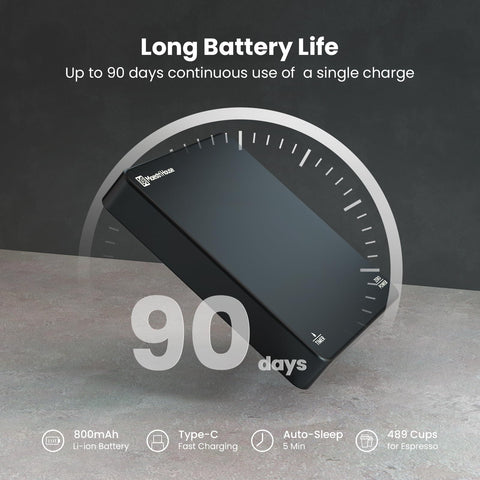 Maestri House scale charging via USB-C for travel-friendly power.