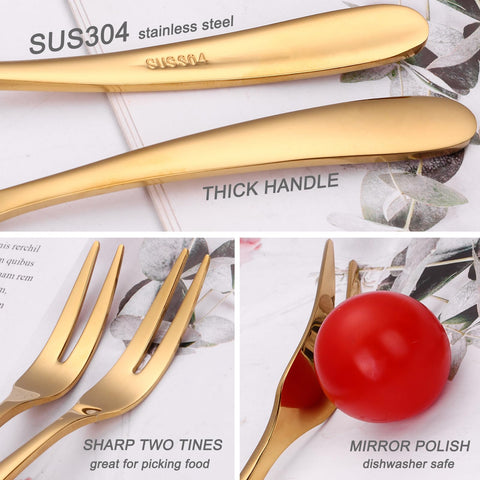 Mafier dishwasher-safe forks simplify cleanup after gatherings.