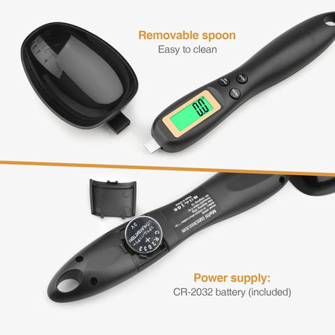 Mafiti detachable spoon head simplifies cleaning and quick storage after use.