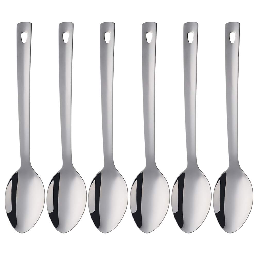 Magatu dongbo 13-inch serving spoons set, ideal for family dinners and buffet lines.