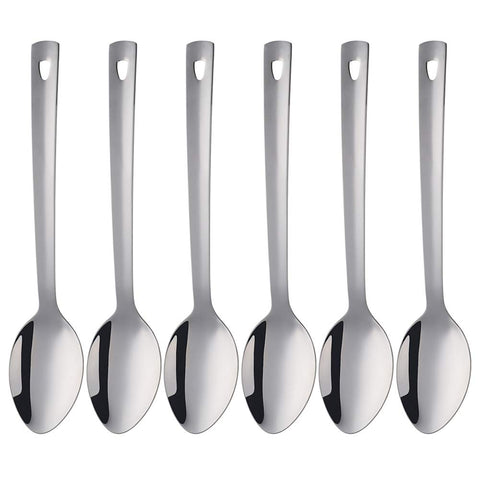 Magatu dongbo 13-inch serving spoons set, ideal for family dinners and buffet lines.