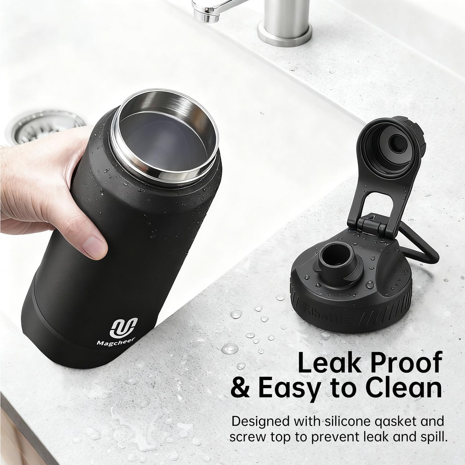 Magcheer leak-proof cap and secure threading for spill-free travel.