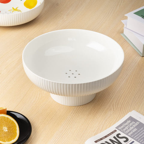 Magclay white ceramic bowl enhancing modern kitchen decor