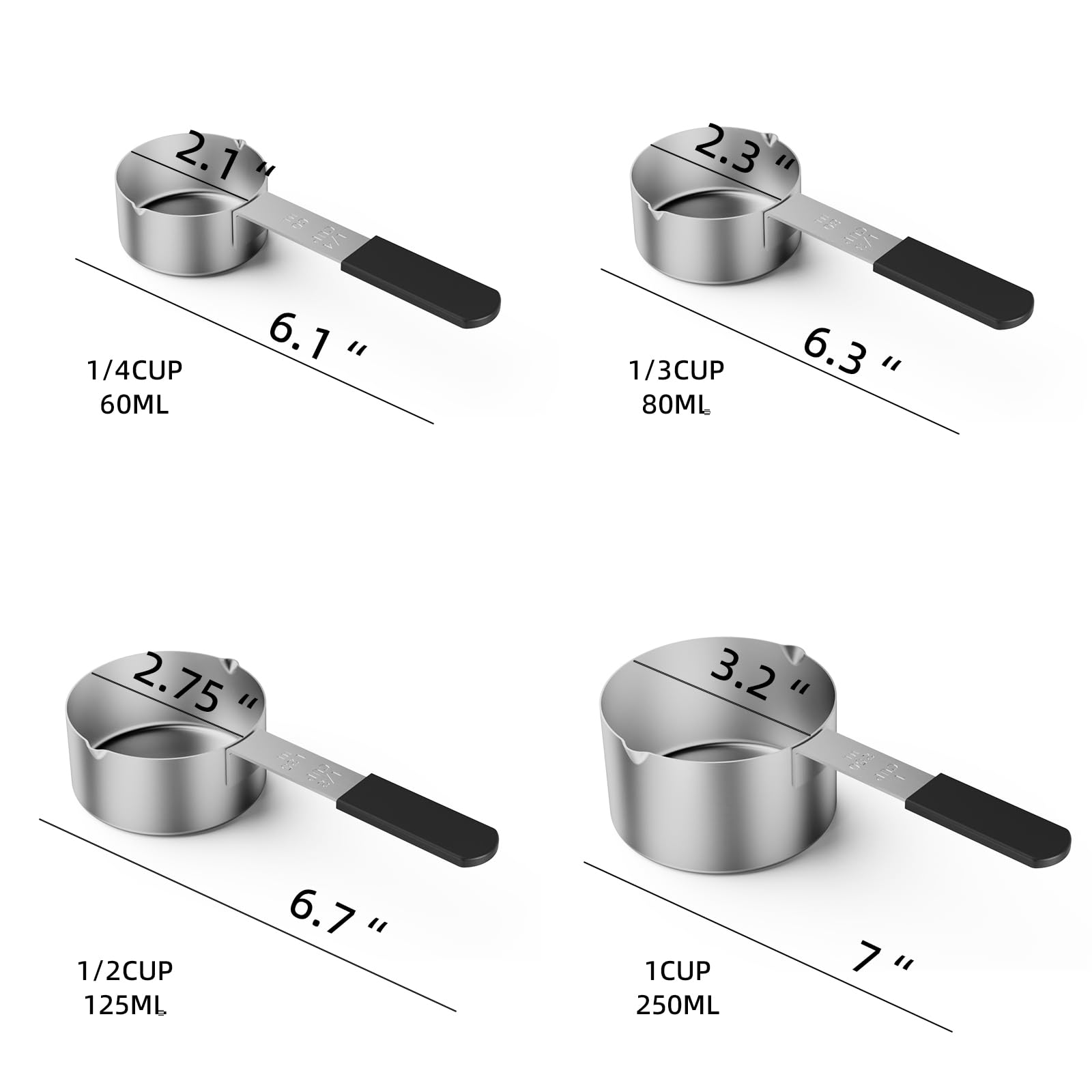 Mage Crab magnetic storage keeps cups and spoons neatly nested.